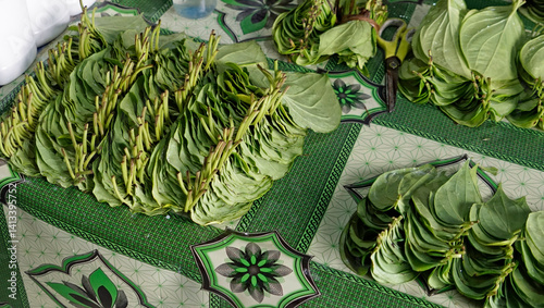 fresh vegetables on a local market on the maldives