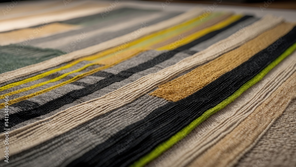 Fototapeta premium Gentle warm carpet foundation, enhance the background with carpet.