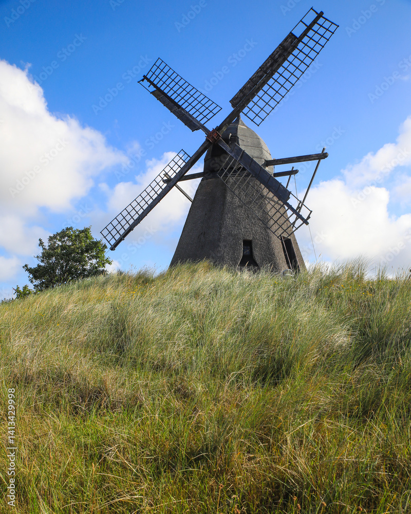 Skagen, Denmark. Kragskov windmill. Skagen, Denmark. Kragskov windmill.