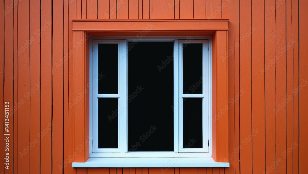 Fototapeta premium Window on the Wall