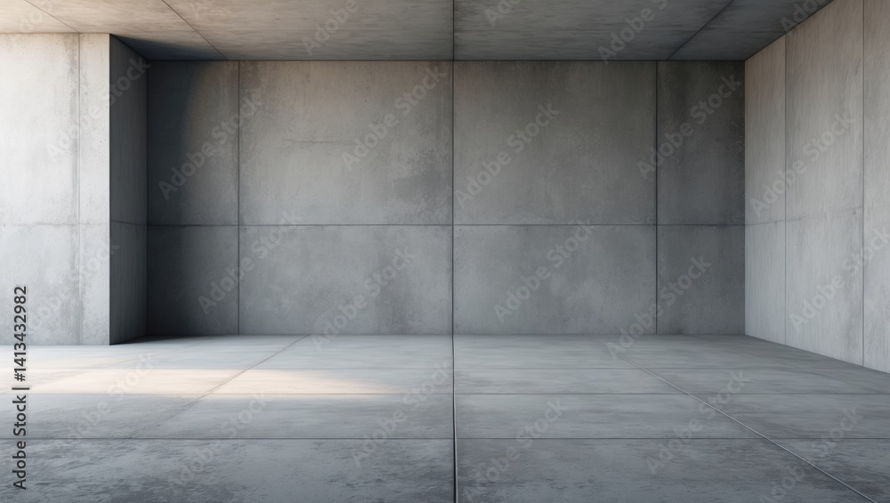 Expansive Concrete Texture Wall and Floor Panorama for Composition Expansive Concrete Texture Wall and Floor Panorama for Composition