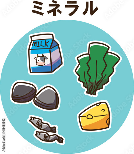 ミネラル　線あり