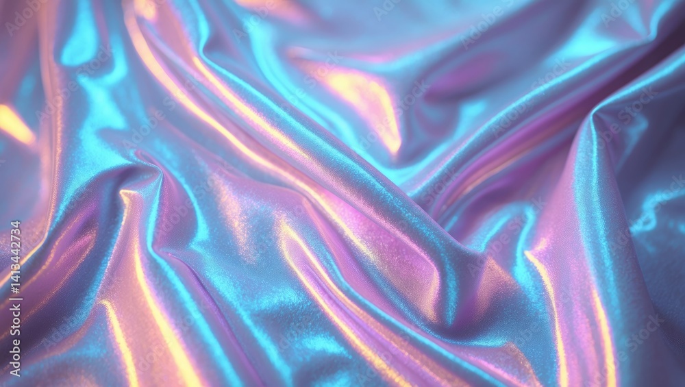 Obraz premium Blurry Abstract Modern Pastel Holographic Background Design
