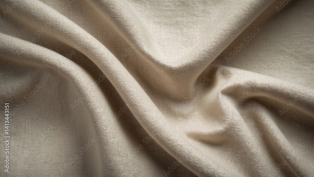 Fototapeta premium Retro canvas textile texture as backdrop