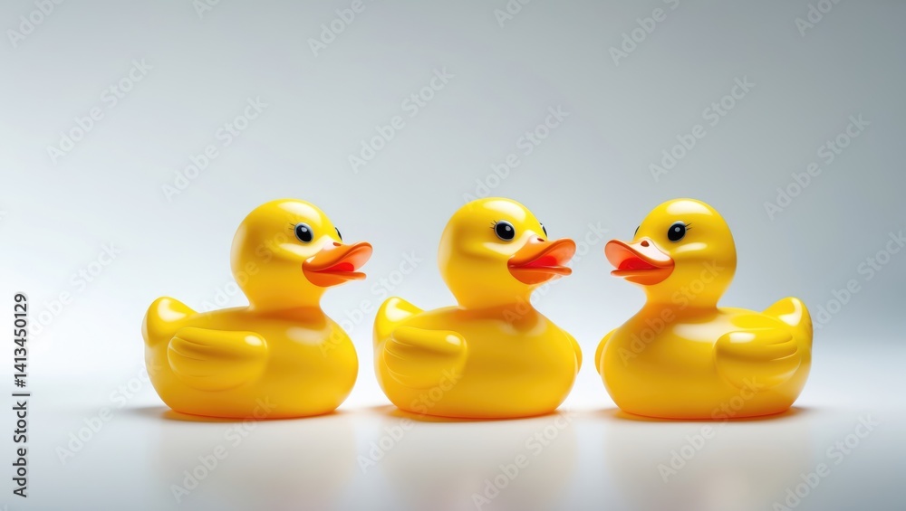 rubber ducks set against a background rubber ducks set against a background