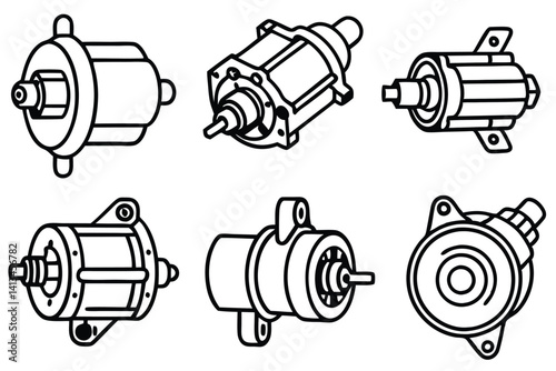 Starter Motor Types Collection