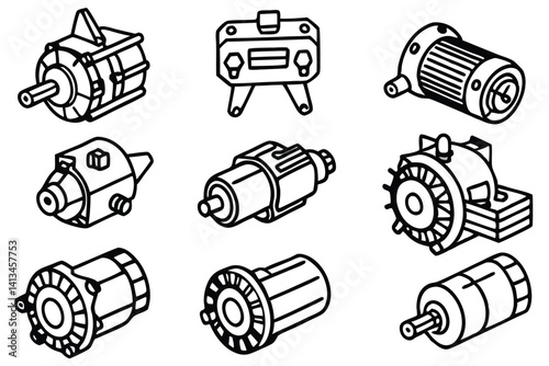 Starter Motor Parts for Automotive