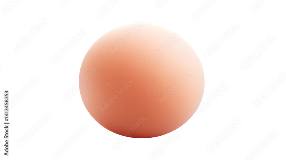 A smooth peachcolored sphere with a glossy finish against a black background A smooth peachcolored sphere with a glossy finish against a black background