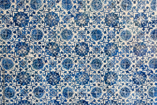 Tomar, Portugal. Traditional Portuguese tiles.