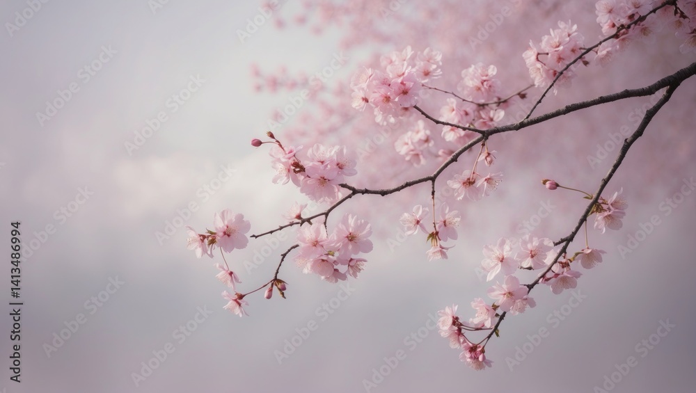 Cherry blossoms during the spring Cherry blossoms during the spring