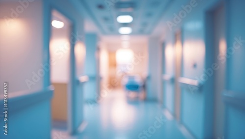 Wallpaper Mural Beautifully blurred abstract interior of clinic and hospital for background Torontodigital.ca