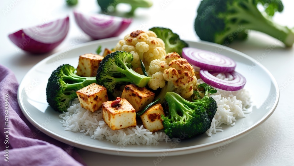 Broccoli and Tandoori Paneer Broccoli and Tandoori Paneer