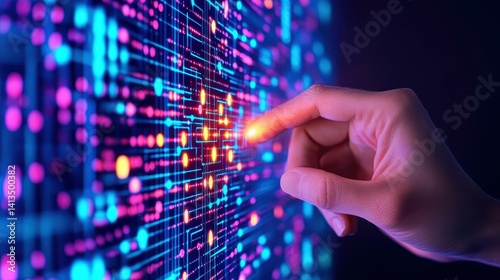A skilled tech expert performs vulnerability scans to enhance network security and protect sensitive data.