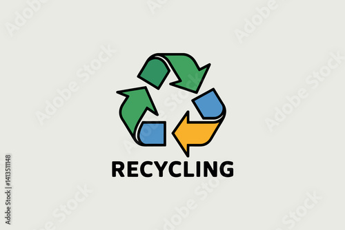 Recycling symbol icon