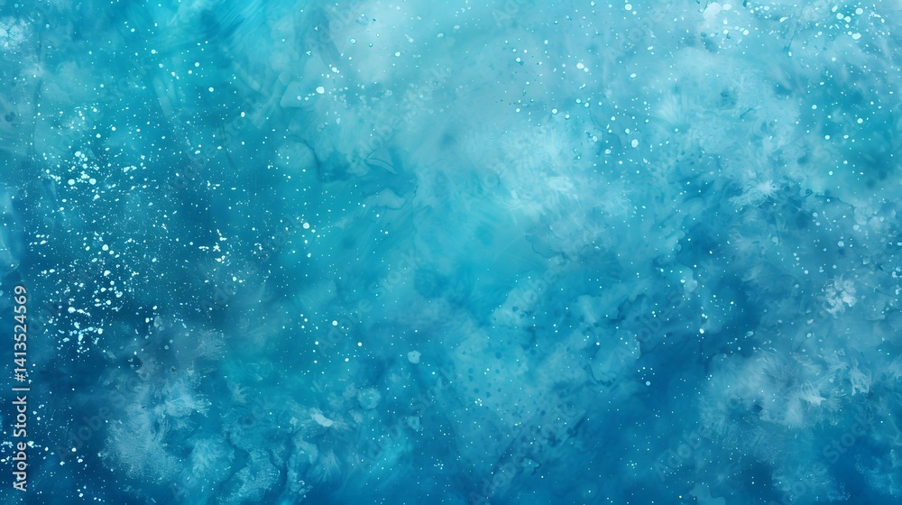 Fototapeta premium Sea Blue Background Texture with Subtle Lighter Dots - High Quality Stock Image