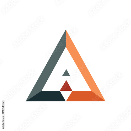 symbol with the letter A, logo