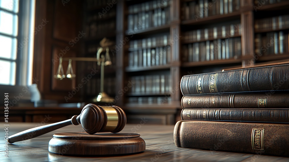 custom made wallpaper toronto digitalVintage Law Book and Gavel in Library Setting