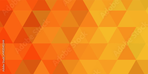Orange Grid Mosaic Background, Creative Design Templates
