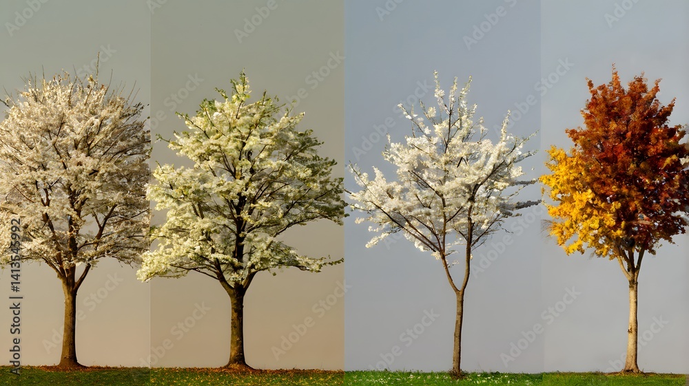 Seasonal Progression of a Deciduous Tree