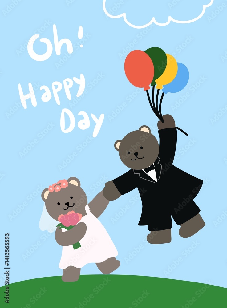 Obraz premium 결혼 