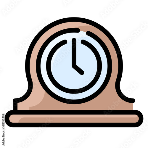 Round Desk Clock
