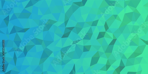 Green Grid Mosaic Background, Creative Design Templates