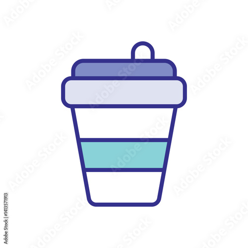 Coffee To Go icon vector stock illustration