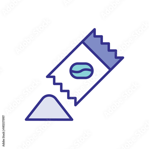 Instant icon vector stock illustration