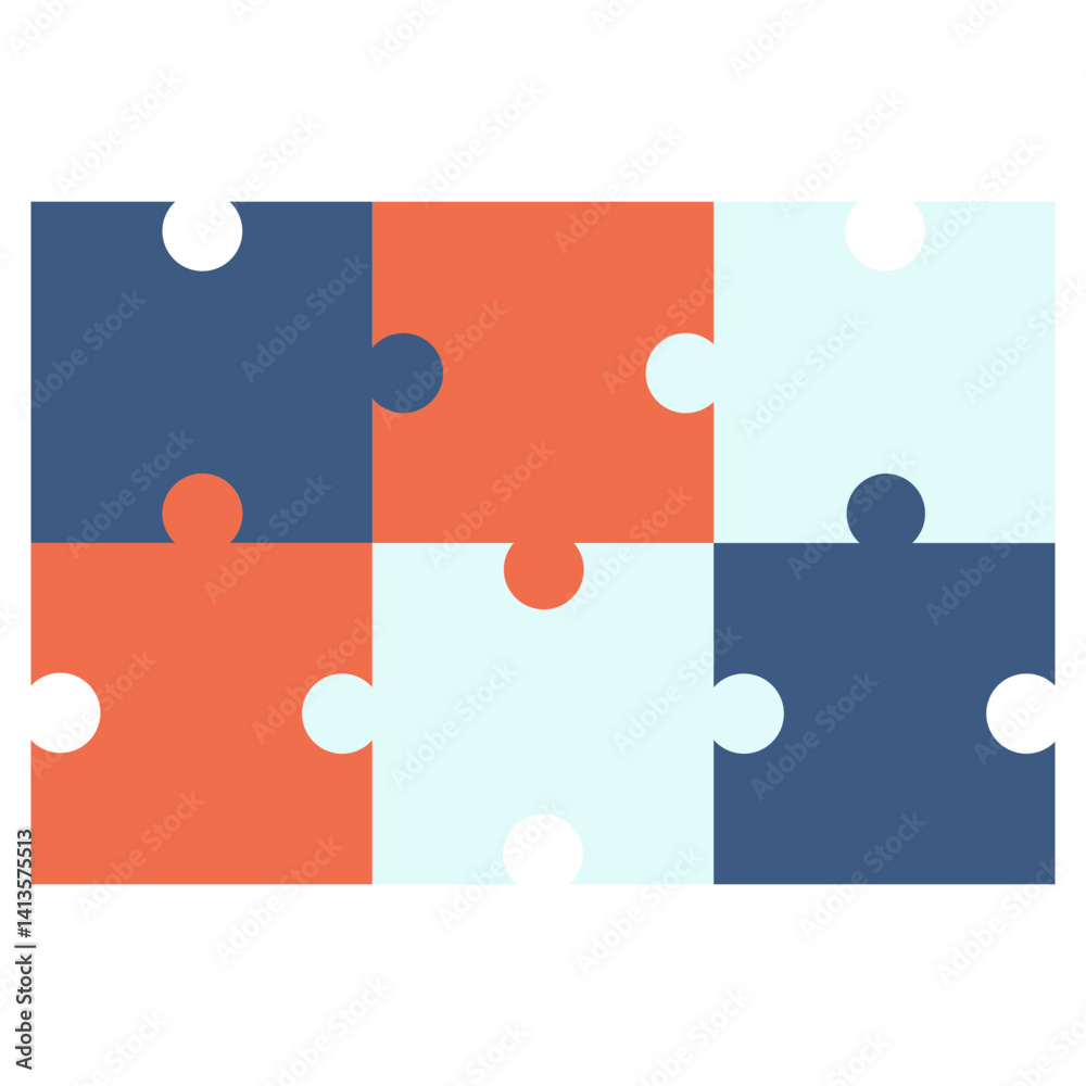 Fototapeta premium Jigsaw Puzzle