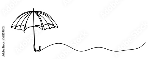 vector illustration of umbrella
