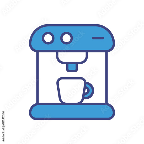 Coffee Maker icon vector stock illustration