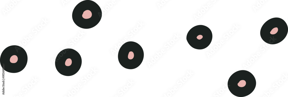 Fototapeta premium Abstract Circular Dots