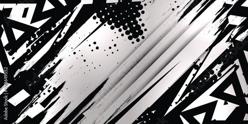 Dark gray abstract grunge background