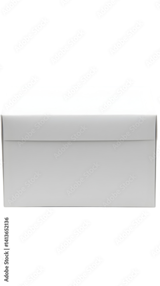 Isolated 3D Illustration Of A Simple White Box Product Isolated Background Isolated 3D Illustration Of A Simple White Box Product Isolated Background