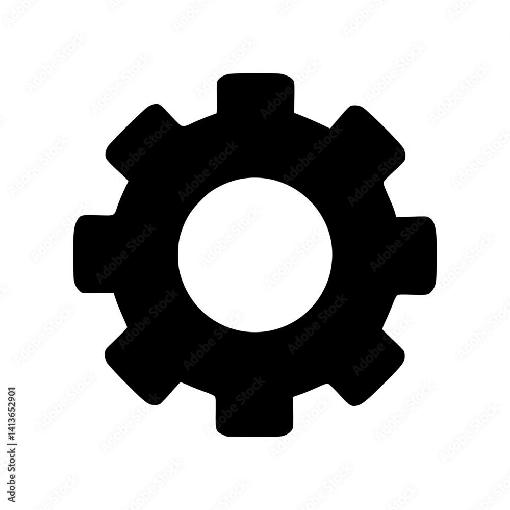 Gear Icon - Vector Illustration Gear Icon - Vector Illustration