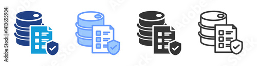 Chemical Handling Protocols icon set multiple style collection