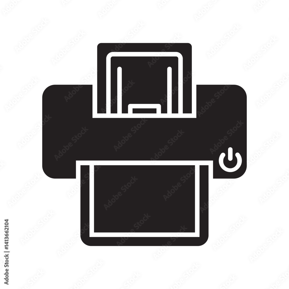 printer glyph printer glyph