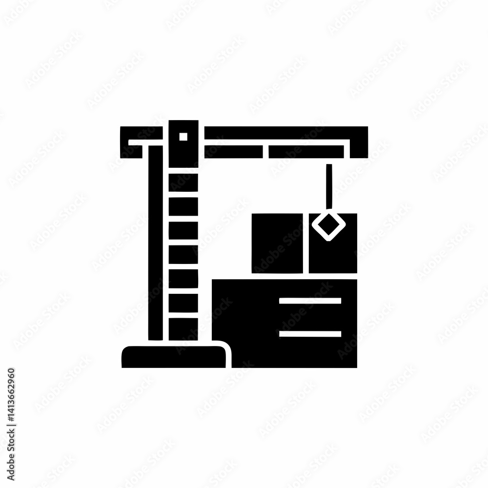 creative details Building Site Icon Vector Illustration creative details Building Site Icon Vector Illustration
