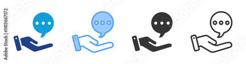 New Information icon set multiple style collection