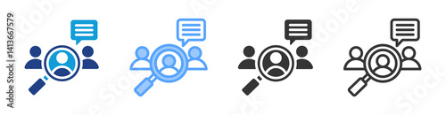 Interventional Research icon set multiple style collection