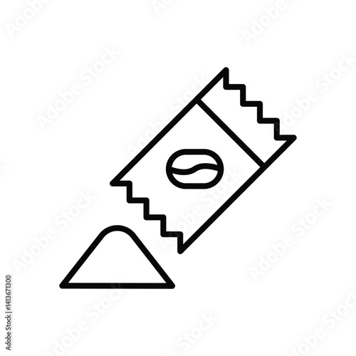 Instant icon vector stock illustration