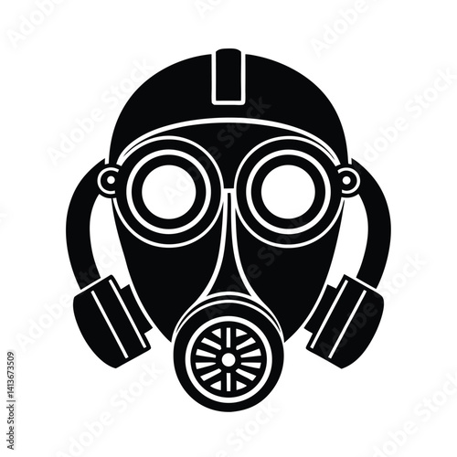 Isolated Anesthesia Mask on White Background