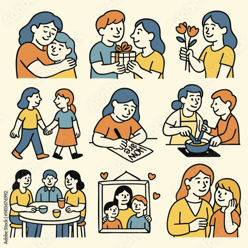 Family love togetherness happiness activities bonding gifts cooking sharing memories joy relationships support affection celebration connection nurturing smiles care moments warmth friendship
