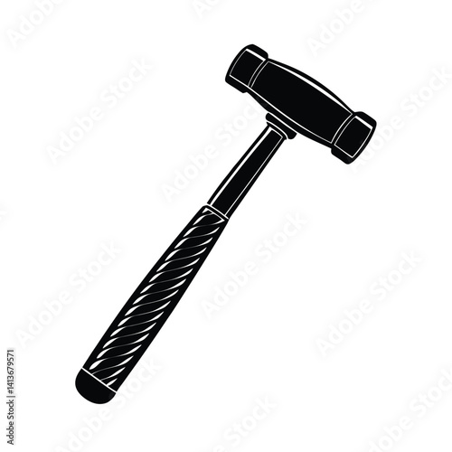 Isolated Reflex Hammer on White Background