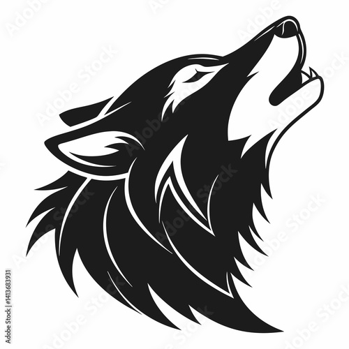 wolf tribal tattoo