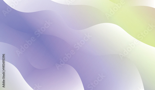 Modern Background With Wave Gradient Shape. For Your Design Wallpapers Presentation. Vector Illustration with Color Gradient.