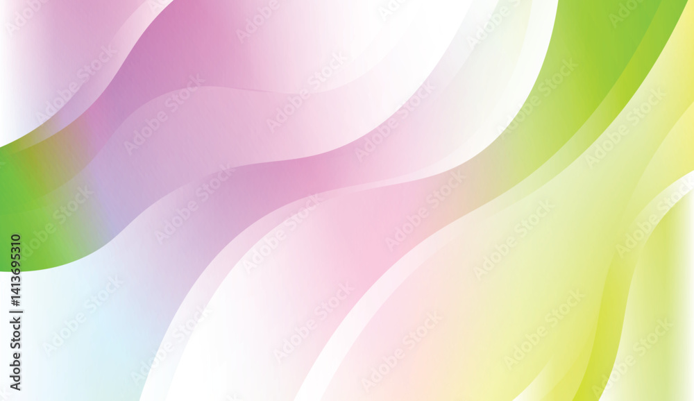 Abstract Waves. Futuristic Technology Style Background. For Creative Templates, Cards, Color Covers Set. Vector Illustration with Color Gradient.
