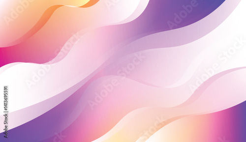 Modern Background With Dynamic Effect. For Your Design Ad, Banner, Cover Page. Vector Illustration with Color Gradient.