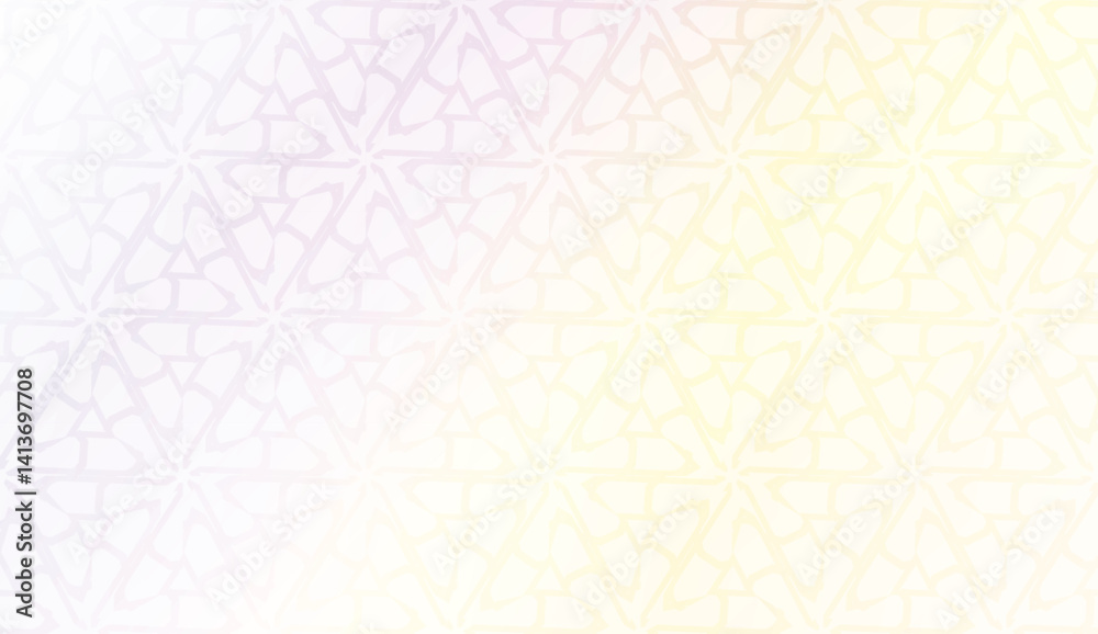 Design pattern with abstract modern ornament. Triangles style. Vector illustration. Gradient color