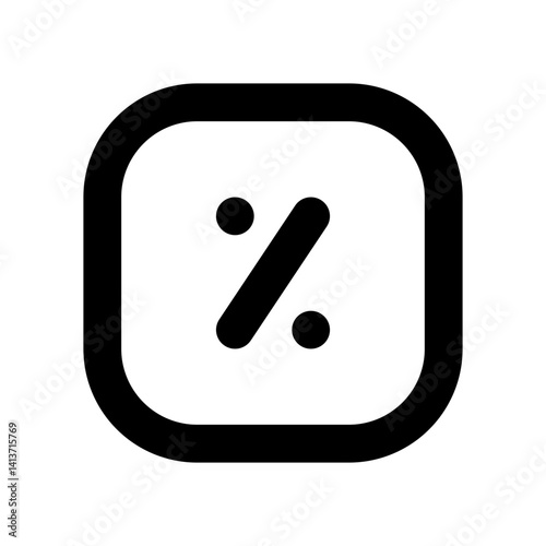 percentage math icon